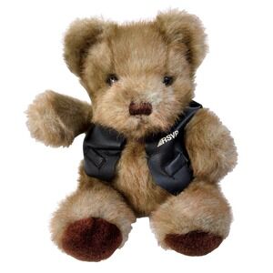 Vintage 90s RUSS BERRIE 9" Sitting "RSVP" Pirate Teddy Bear Plush Adorable